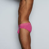 Hand Me Down Low Rise Brief Penn Pink Heather