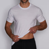 Layers Slim Crew Neck T-Shirt White