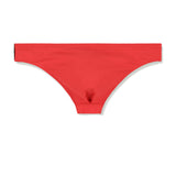 Poolside Swim Thong Cayenne Red