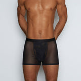 Sheer Boxer Brief Black