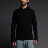 Easy Mesh Hooded T-Shirt Black