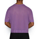 Scrimmage Oversized Crop Top Prue Purple