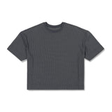 Scrimmage Oversized Crop Top Channing Charcoal