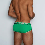 Mesh Mid Rise Brief Galileo Green