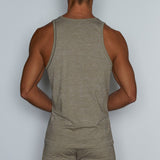 Hand Me Down Relaxed Tank Kai Khaki Heather