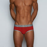 Zen Mid Rise Brief Reese Red Heather