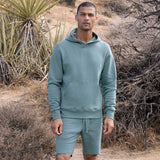 Dual Layer Hoodie Dusty Blue