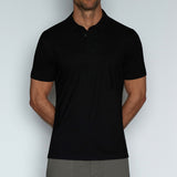 Perfect Pima Relaxed Polo Black