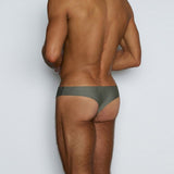 Poolside Swim Thong Gunmetal