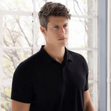 Perfect Pima Relaxed Polo Black