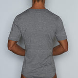 Hand Me Down V-Neck T-Shirt Smoke Heather