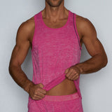 Hand Me Down Relaxed Tank Penn Pink Heather