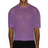 Scrimmage Oversized Crop Top Prue Purple