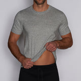 Layers Slim Crew Neck T-Shirt Grey Heather