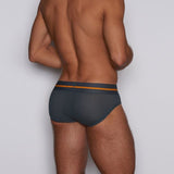 Scrimmage Low Rise Brief Channing Charcoal