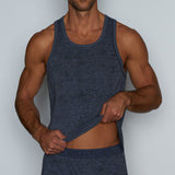 Hand Me Down Relaxed Tank Nixon Navy Heather