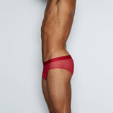 Sheer Low Rise Brief Rowan Red