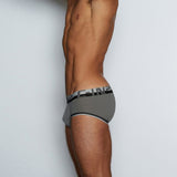 Mesh Mid Rise Brief Garner Gray