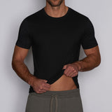 Layers Slim Crew Neck T-Shirt Black