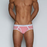 Throwback Fly Front Brief Parsa Pink