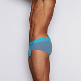 Undertone Mid Rise Brief Bower Blue