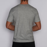 Layers Slim Deep V-Neck T-Shirt Grey Heather