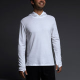 Easy Mesh Hooded T-Shirt White