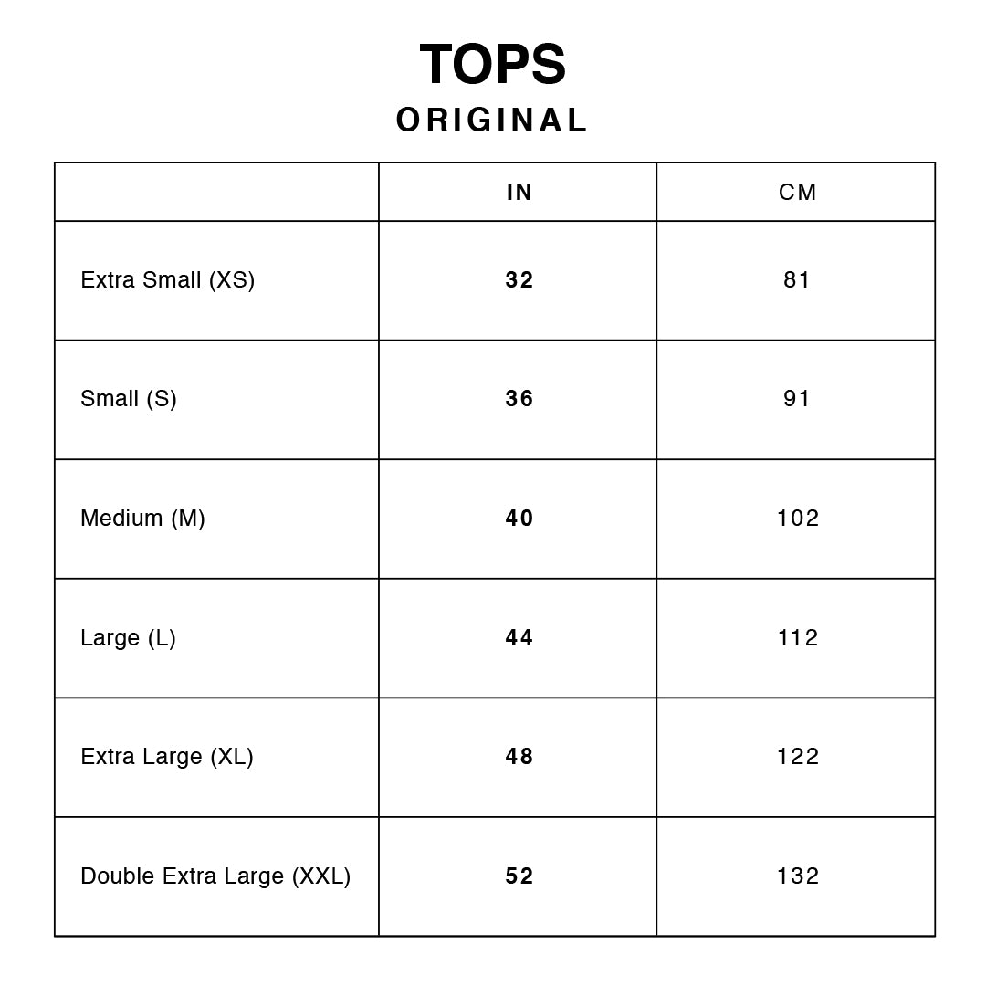 New Size Chart C IN2 New York