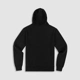 Dual Layer Zip Hoodie Black