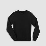 Dual Layer Crew Neck Sweatshirt Black