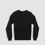 Dual Layer Crew Neck Sweatshirt Black