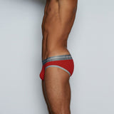 Zen Low Rise Brief Reese Red Heather