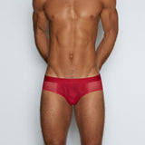 Sheer Low Rise Brief Rowan Red