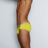 Mesh Low Rise Brief Yaron Yellow