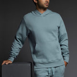 Dual Layer Hoodie Dusty Blue