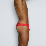 Poolside Swim Thong Cayenne Red