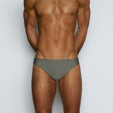 Poolside Swim Thong Gunmetal