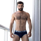 Mesh Mid Rise Brief Nando Navy