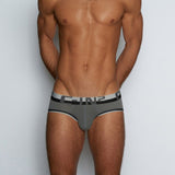 Mesh Low Rise Brief Garner Gray