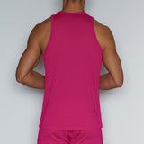 Super Bright Relaxed Tank Pat Pink