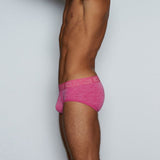 Hand Me Down Mid Rise Brief Penn Pink Heather