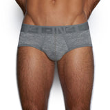 Hand Me Down Mid Rise Brief Smoke Heather