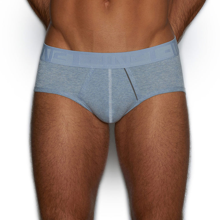 Hand Me Down Mid Rise Brief Percey Purple Heather – C-IN2 New York