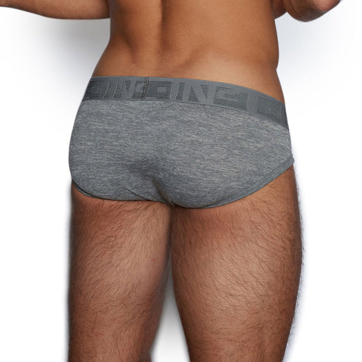 Hand Me Down Low Rise Brief Smoke Heather