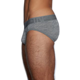 Hand Me Down Low Rise Brief Smoke Heather