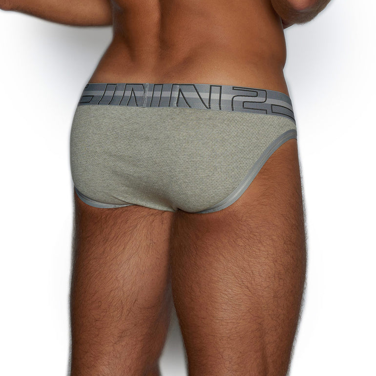 Core Mid Rise Brief Grey Heather – C-IN2 New York