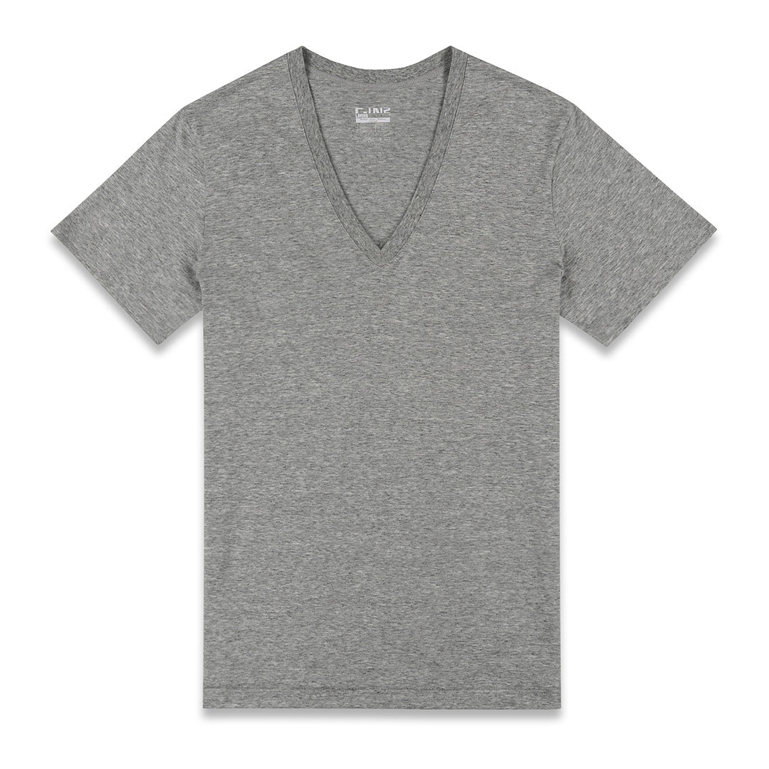 Layers Slim Deep V-Neck T-Shirt White – C-IN2 New York