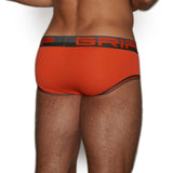 Grip Mesh Mid Rise Brief Bell Red