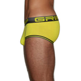 Grip Mesh Mid Rise Brief Sulphur Yellow