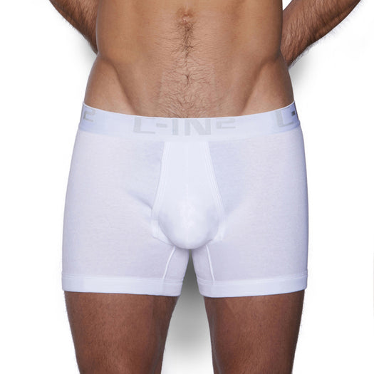 C-IN2 Underwear - Hard Core Fly Front Brief White (2760-100S
